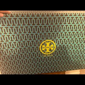 Brown a Tory Burch riding boots never worn size 8